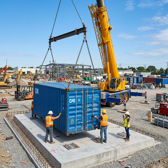 Container installation